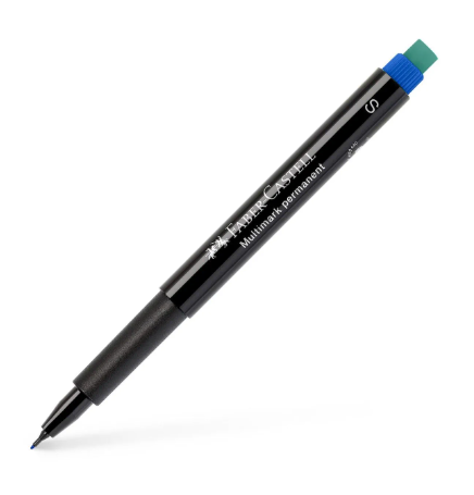 Multimarker perm. - Faber castell - S - Blå