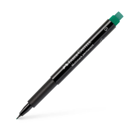 Multimarker perm. - Faber castell - S - Grøn