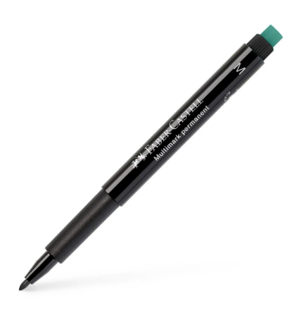 Multimarker perm. - Faber castell - M - Sort