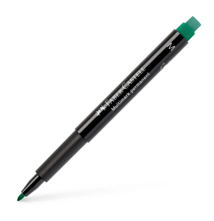 Multimarker perm. - Faber castell - M - Grøn