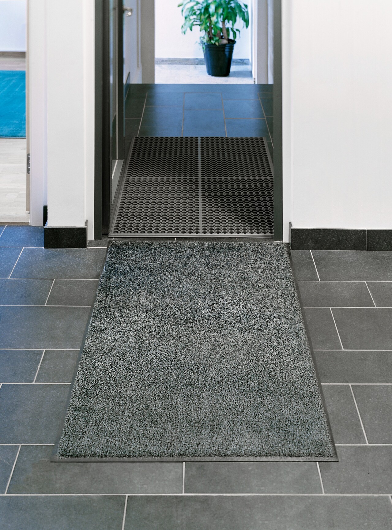 Tørremåtte Classic - Matting - 115x300cm - skiffergrå