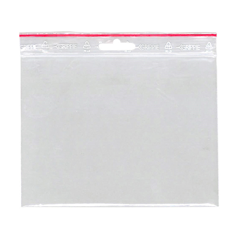 Lynlåsposer GRIPPIE T-32 uden skrivefelt 160 x 120 mm med eurohul - 1000 stk i pakke