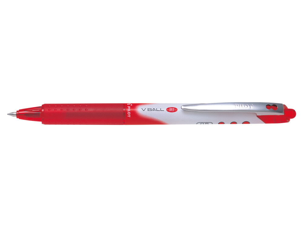 Pilot V-Ball RT Extra Fine - Rød stregbredde 0,3 mm BLRT-VB - 12 stk