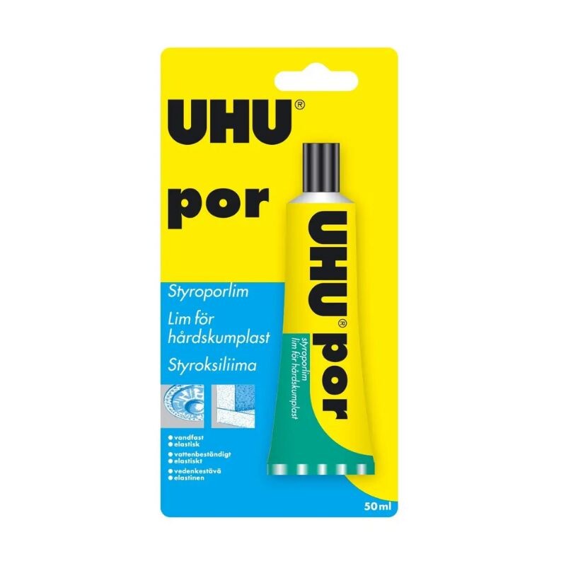 10 stk. Kontaktlim UHU Por 50ml - Køb minimum 10 stk.