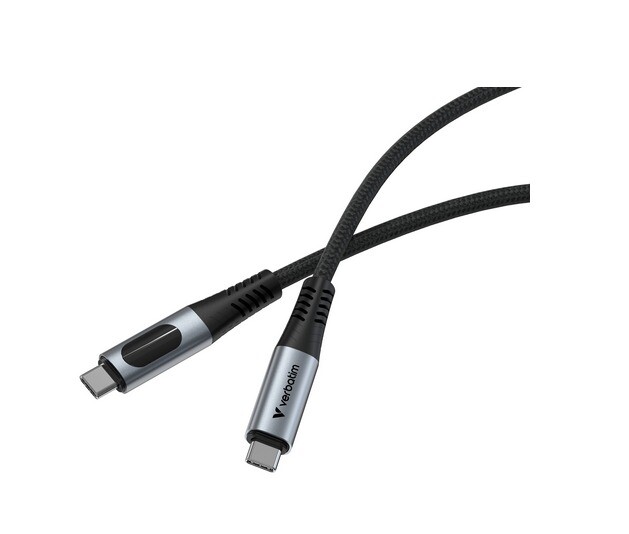 Verbatim Sync Charge Cable USB-C to USB-C 240W 40 Gbps Display 120 cm