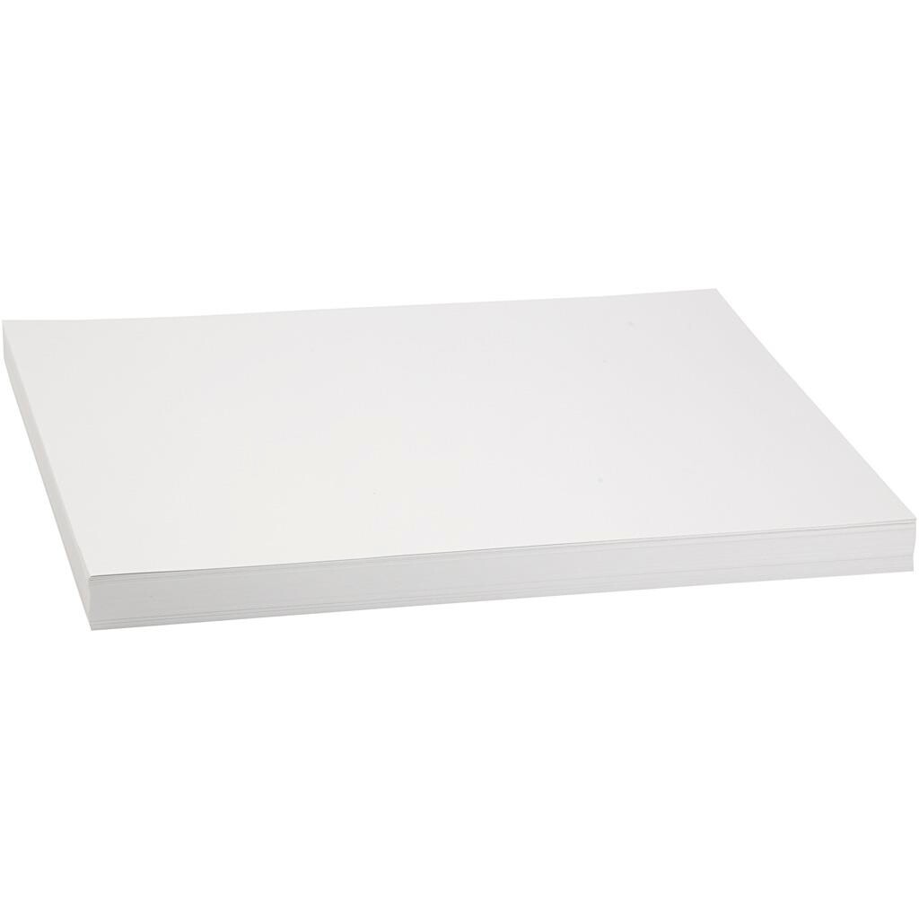 A3 karton hvid 250 gram - 100 ark