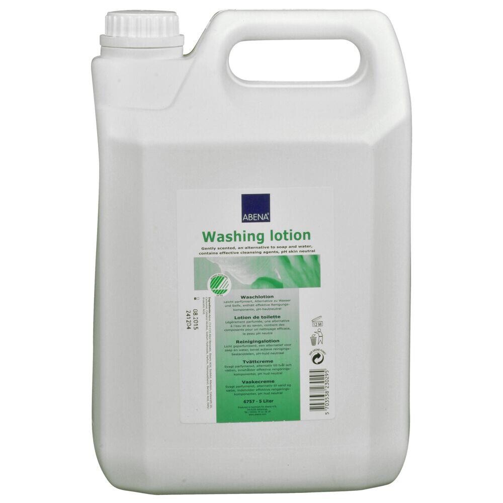 Vaskecreme - Abena Washing Lotion - Med parfume - 5 liter - 3 stk