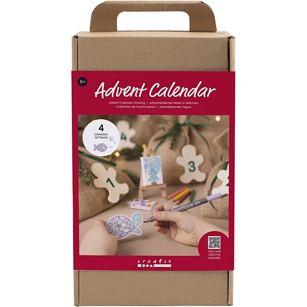 Adventskalender Tegne, Tegne