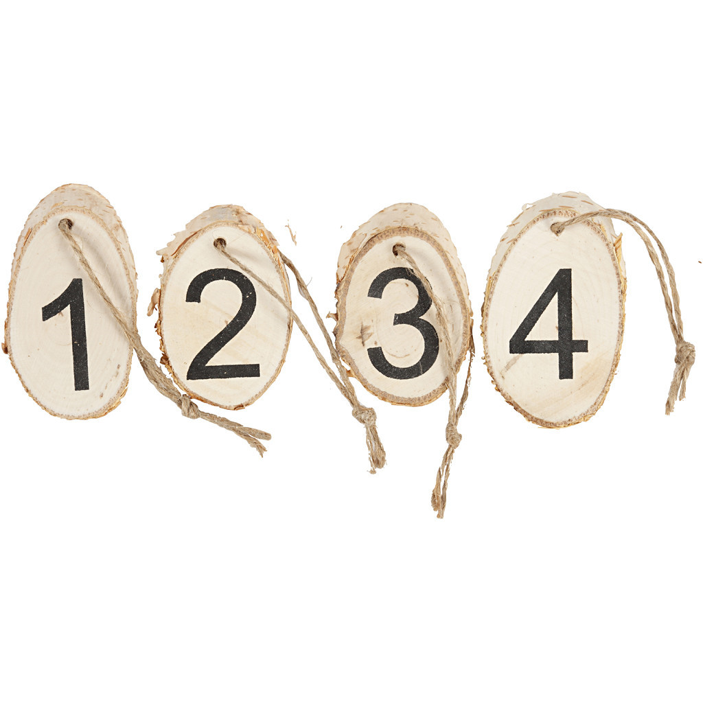 Adventstal, H: 7 cm, B: 4 cm, 4stk