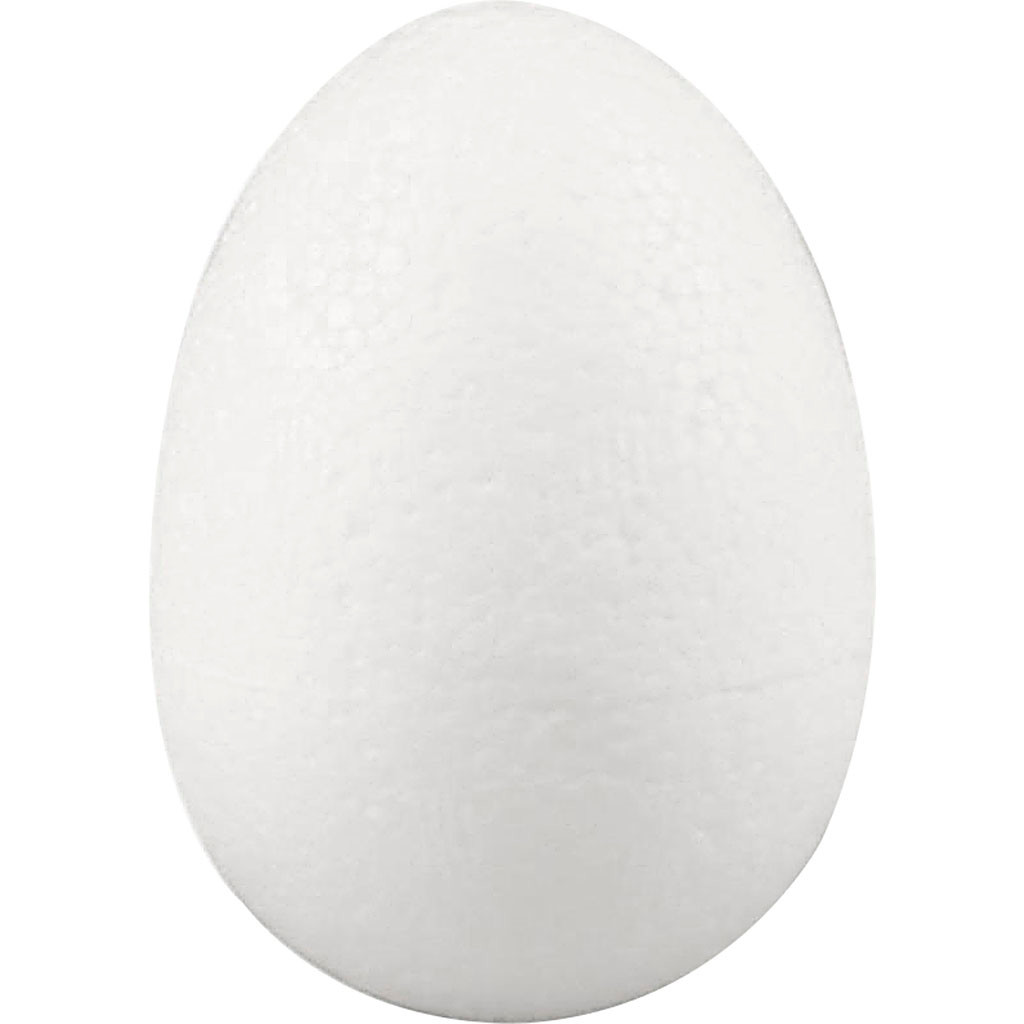 Styropor æg 7 cm høj - 50 stk.