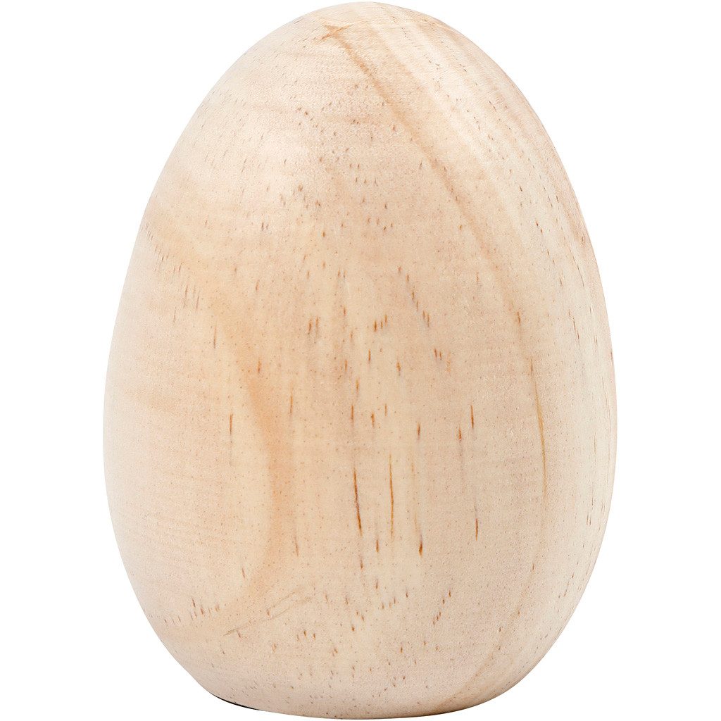 Æg, H: 8 cm, diam. 6 cm, fyr, 1stk.