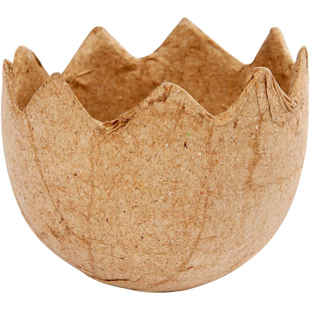 Æggeskal Højde: 4 cm - diameter 5 cm