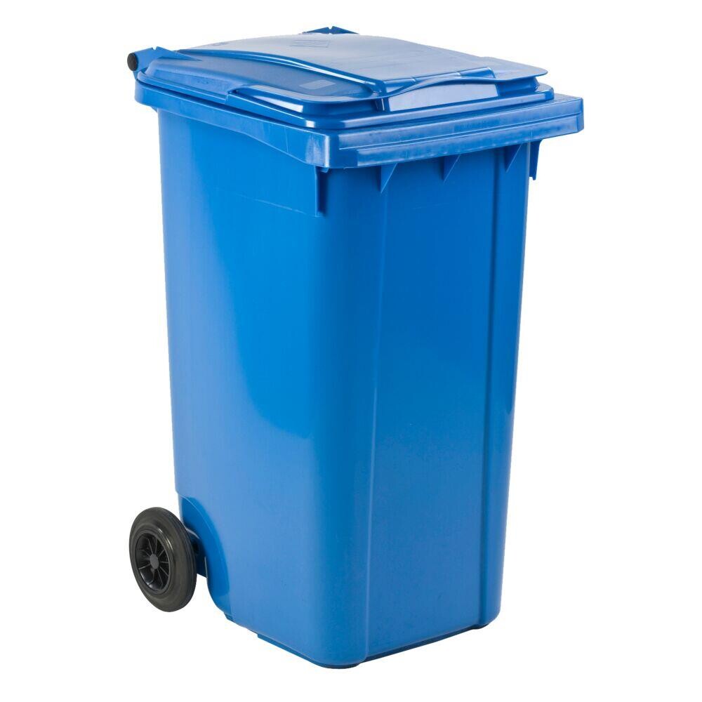 Affaldscontainer 240 L blå UV-resistent