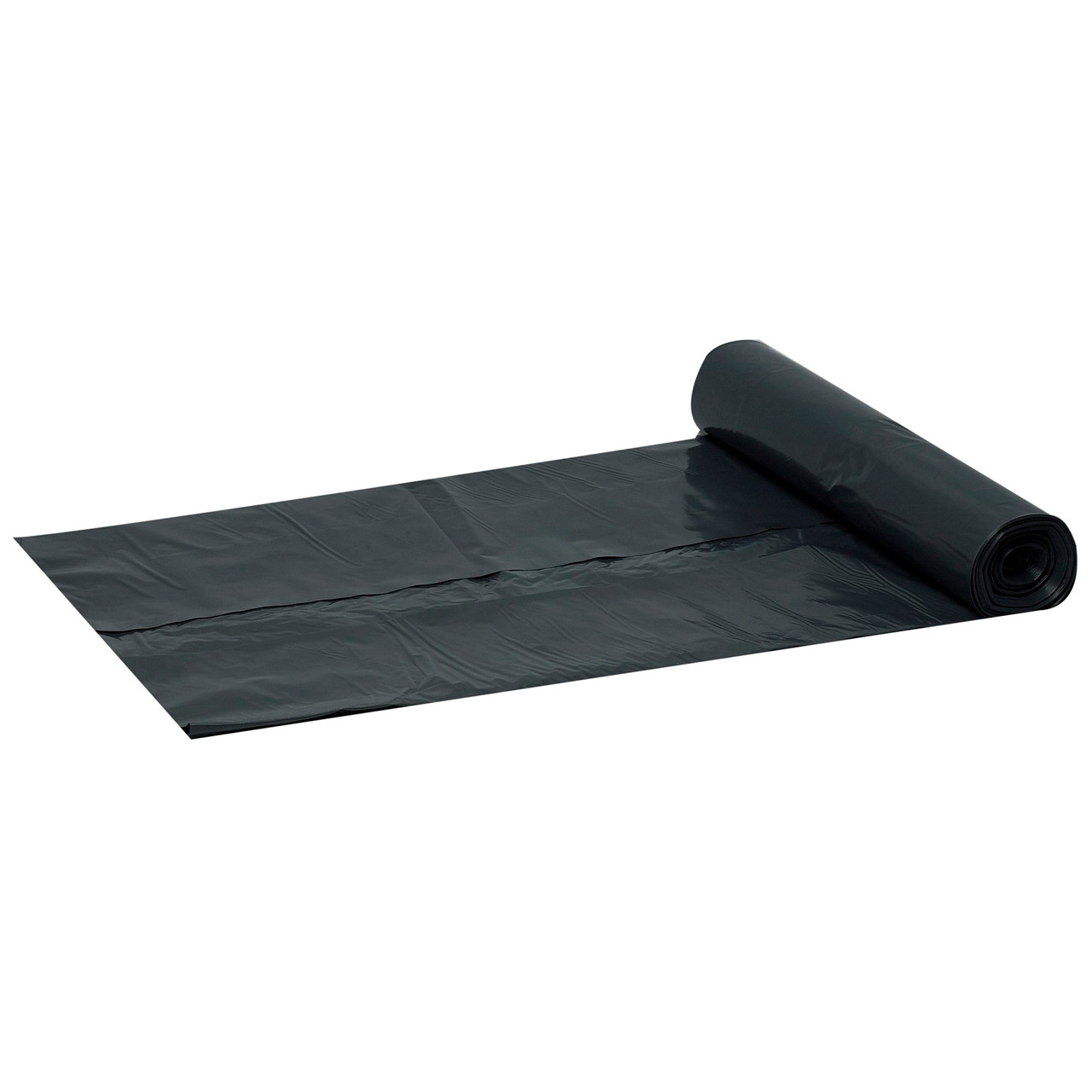 Affaldssække 100 liter - 700x1100 mm - Sort - Plast - Ekstra stærk - 10 stk
