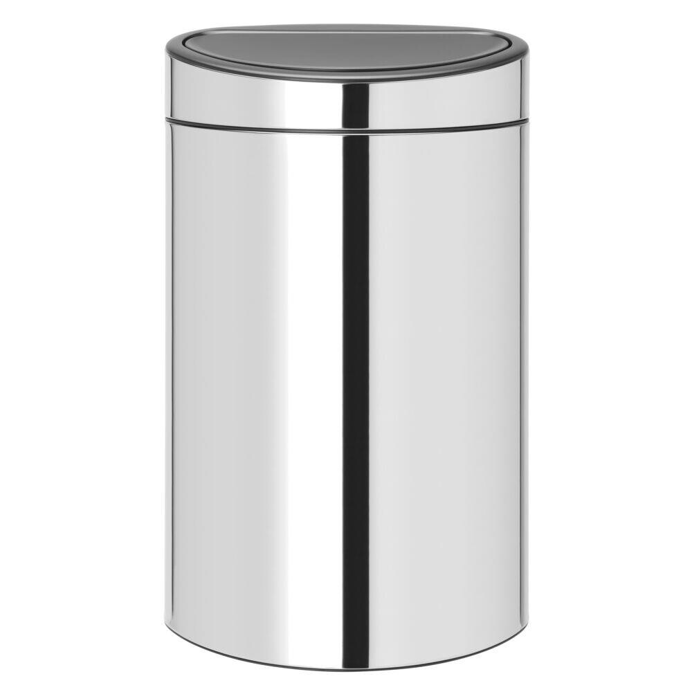 Affaldsspand, Brabantia Touch bin, 30,5x43,5x72,7cm, 40 l, stål