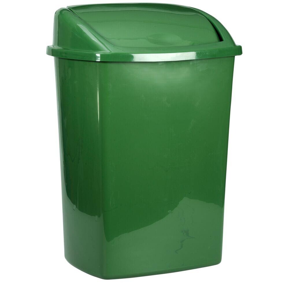 Affaldsspand med låg grøn - 15 l