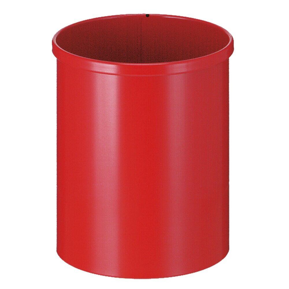 Affaldsspand metal 15 l – Rød