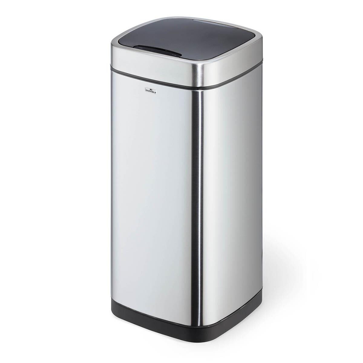 Affaldsspand NO TOUCH med sensor 35 L sølv 305x690x350mm