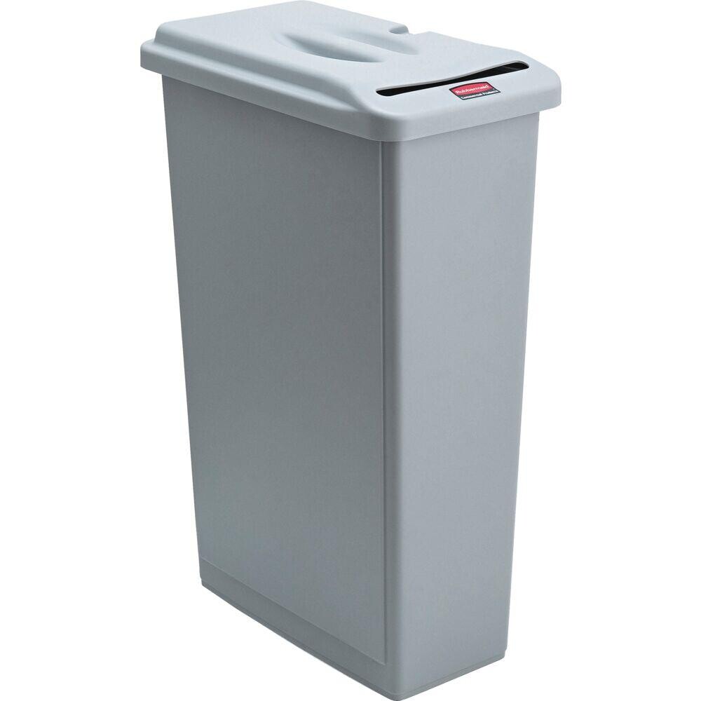 Affaldsspand, Rubbermaid Slim Jim, 87 l, grå