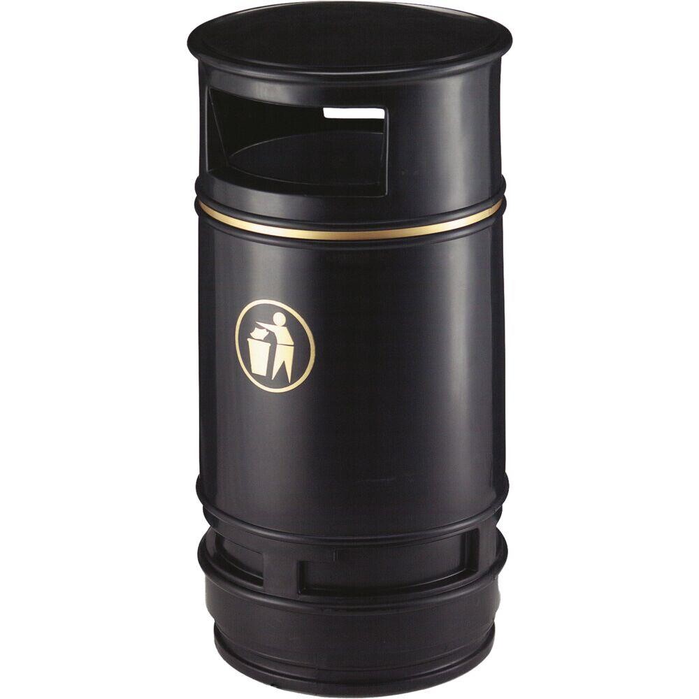 Affaldsspand sort 90 L