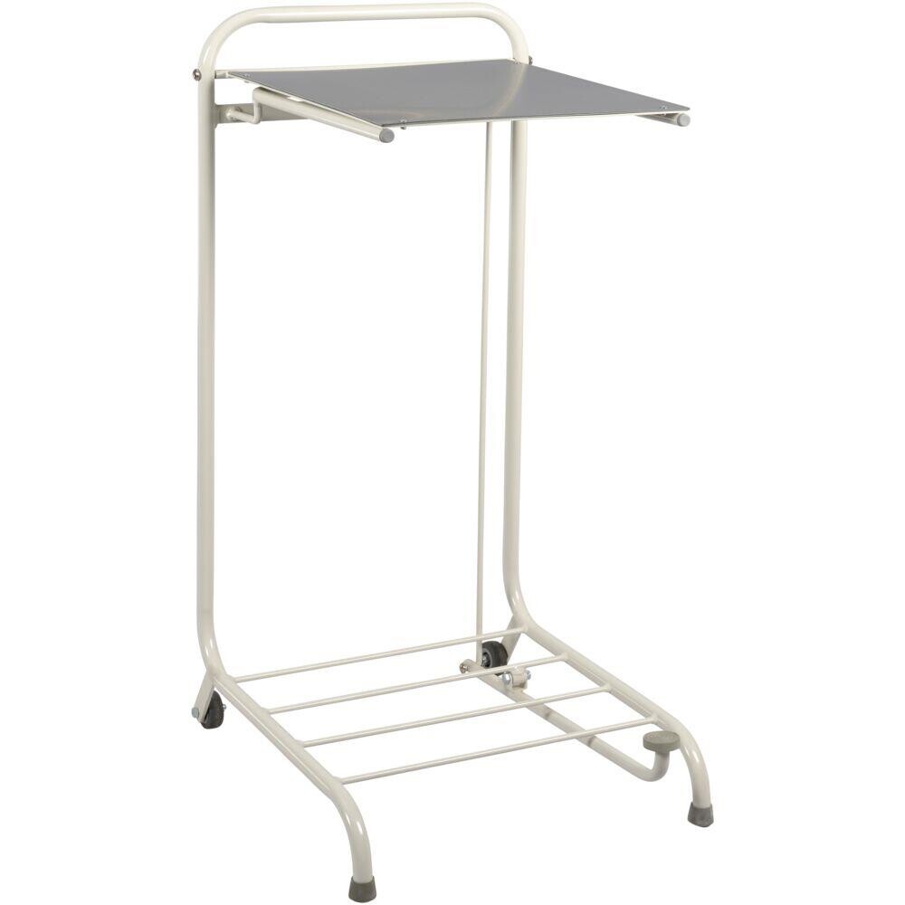 Affaldsstativ - 50x60x100cm 100 l hvid