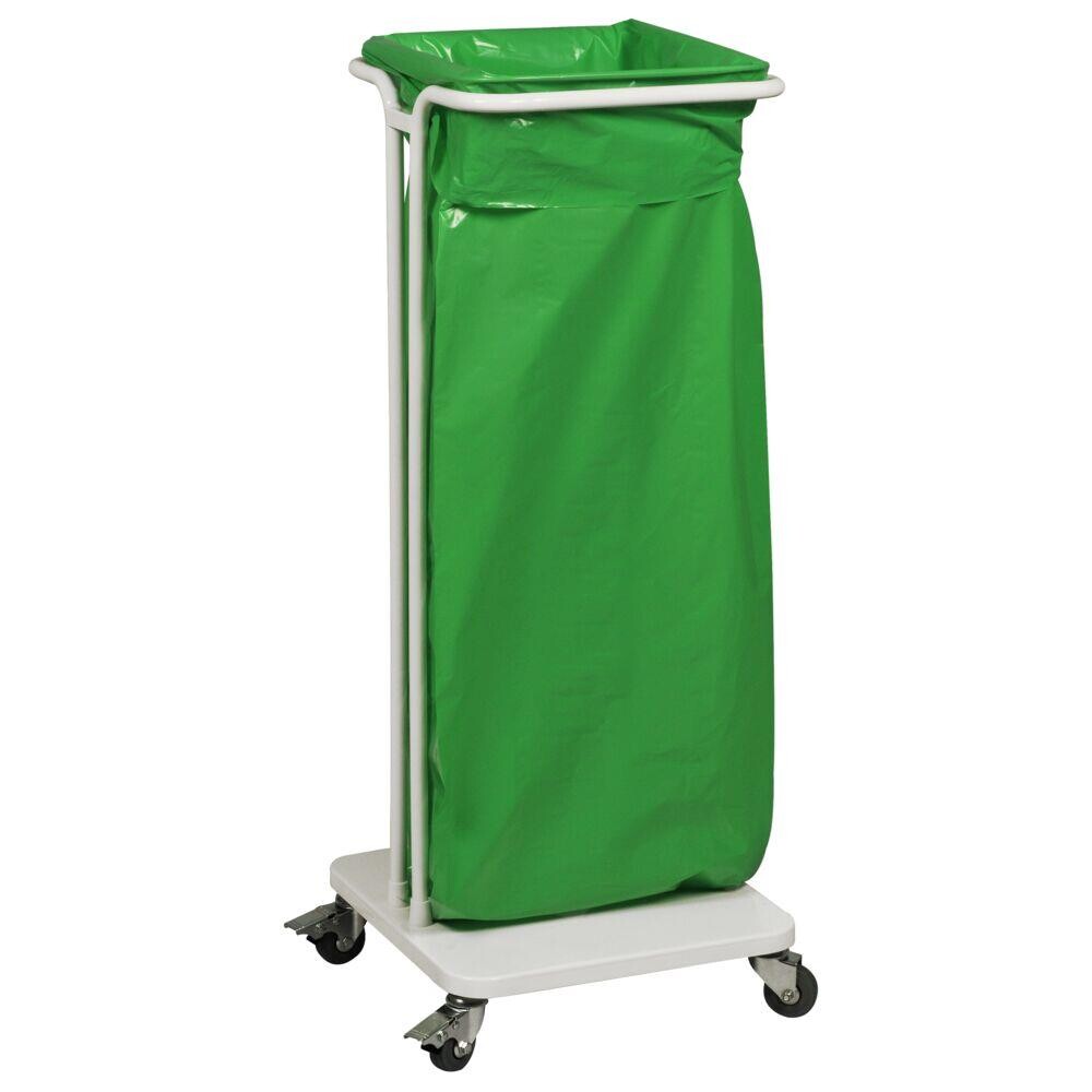 Affaldsstativ - Sækko-Boy - Kildesortering mulig - 60 l - Hvid