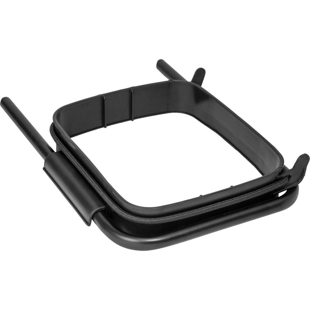Affaldsstativ, Katrin 54954, sort, metal, 125 l