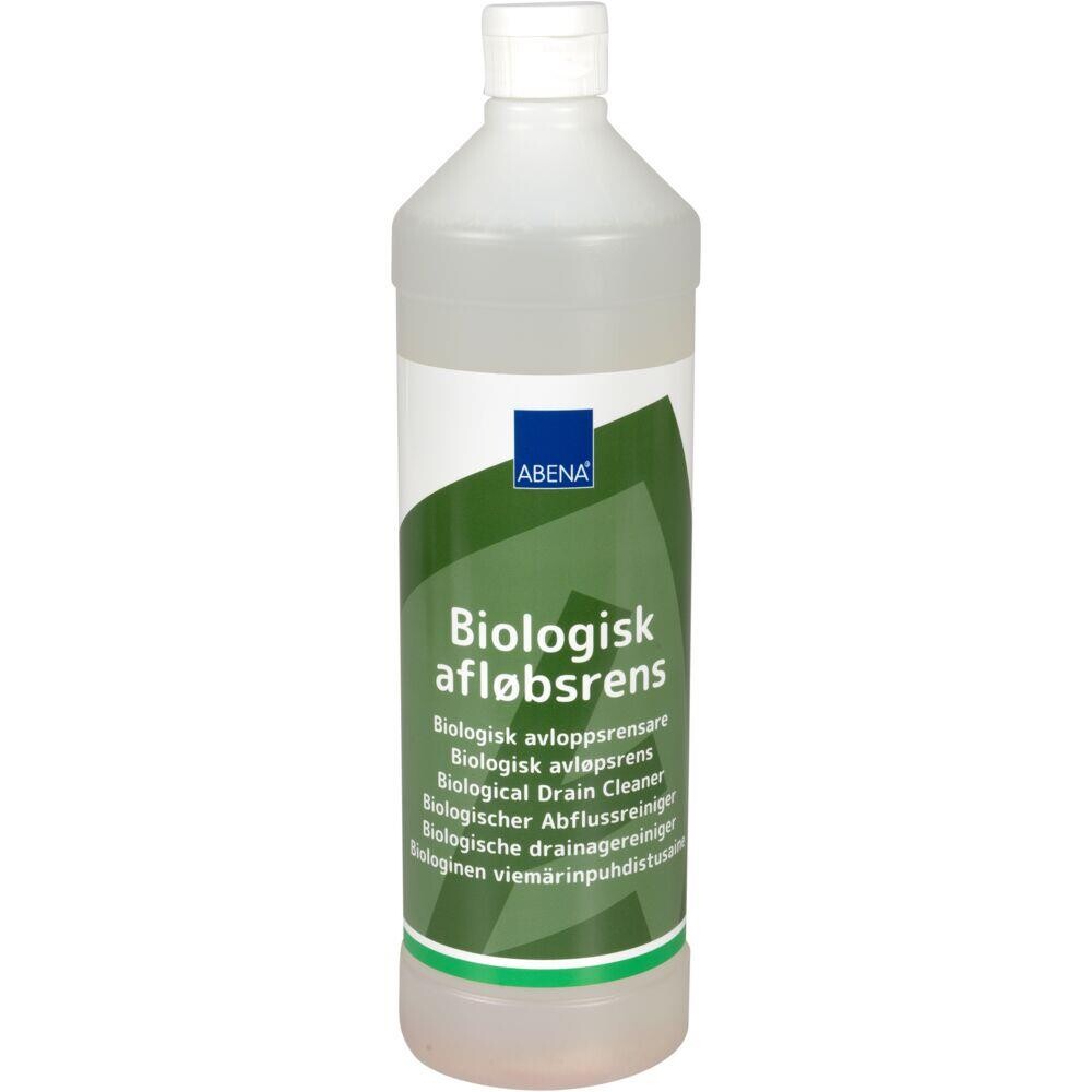 Afløbsrens, Abena, 1 l, biologisk - 12 stk