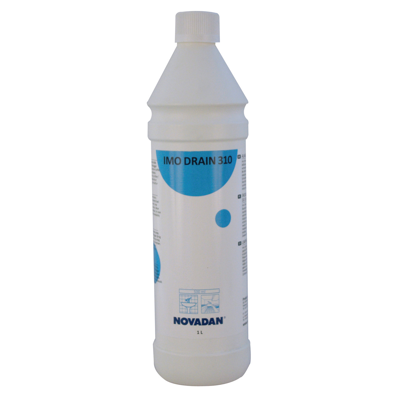 Afløbsrens - Novadan Imo Drain 310 - 1 liter - 12 stk
