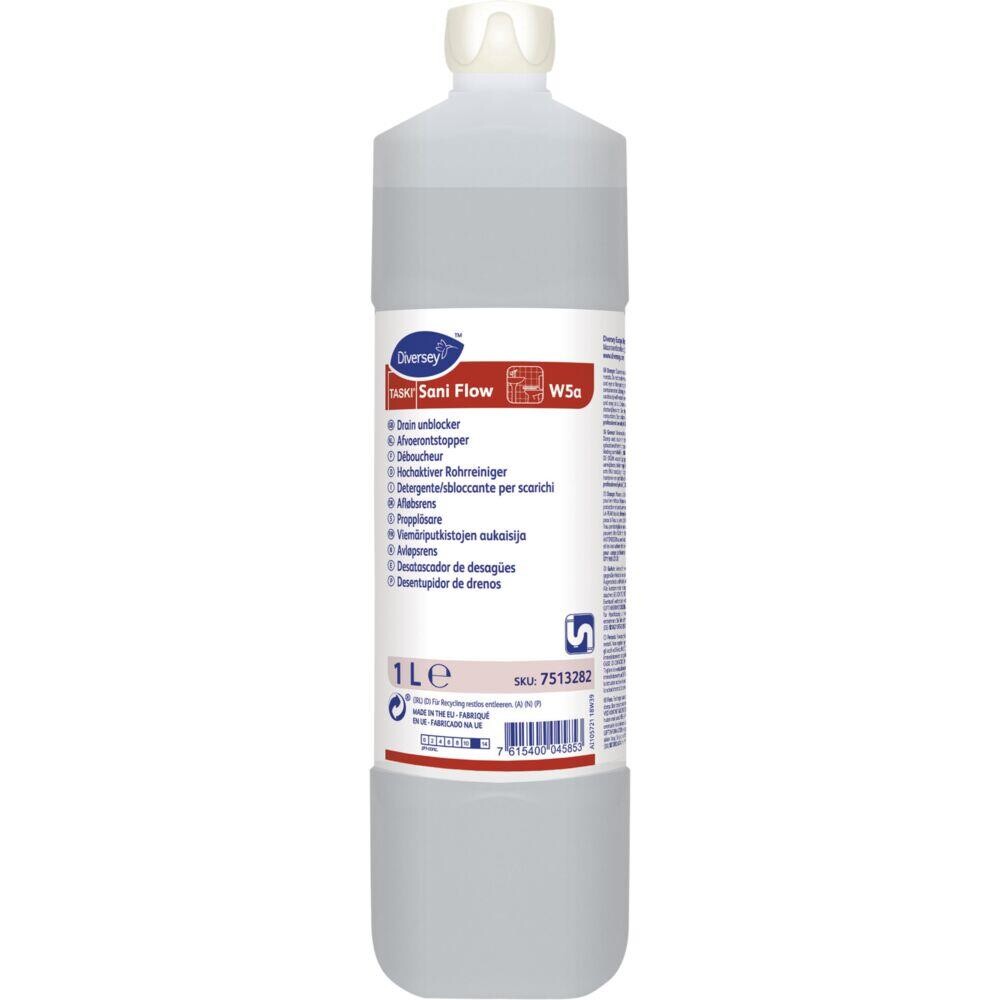 Afløbsrens, Taski Sani Flow, 1 l - 6 stk