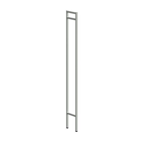 Afslutning til hatte/skohylde D400 mm lysegrå