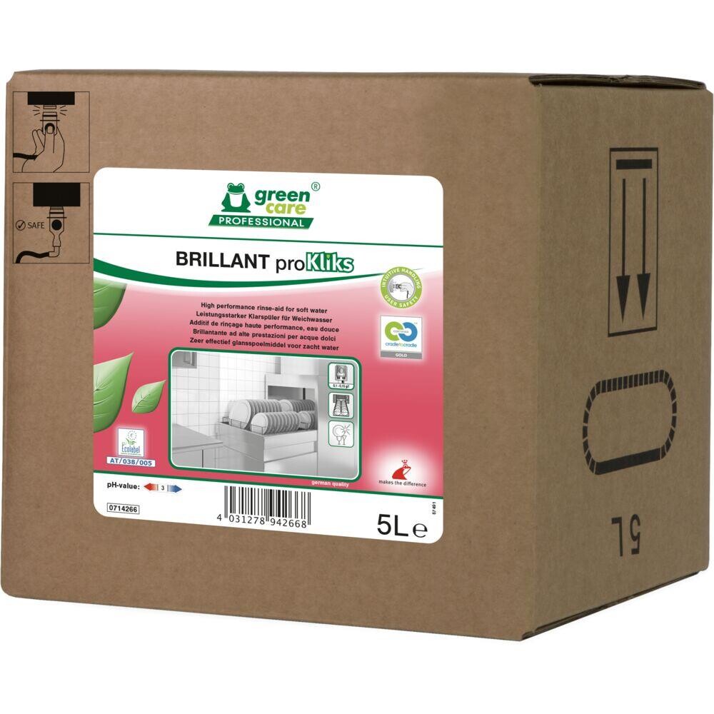 Afspænding 5 L Green Care Professional Brillant proKliks uden farve og parfume