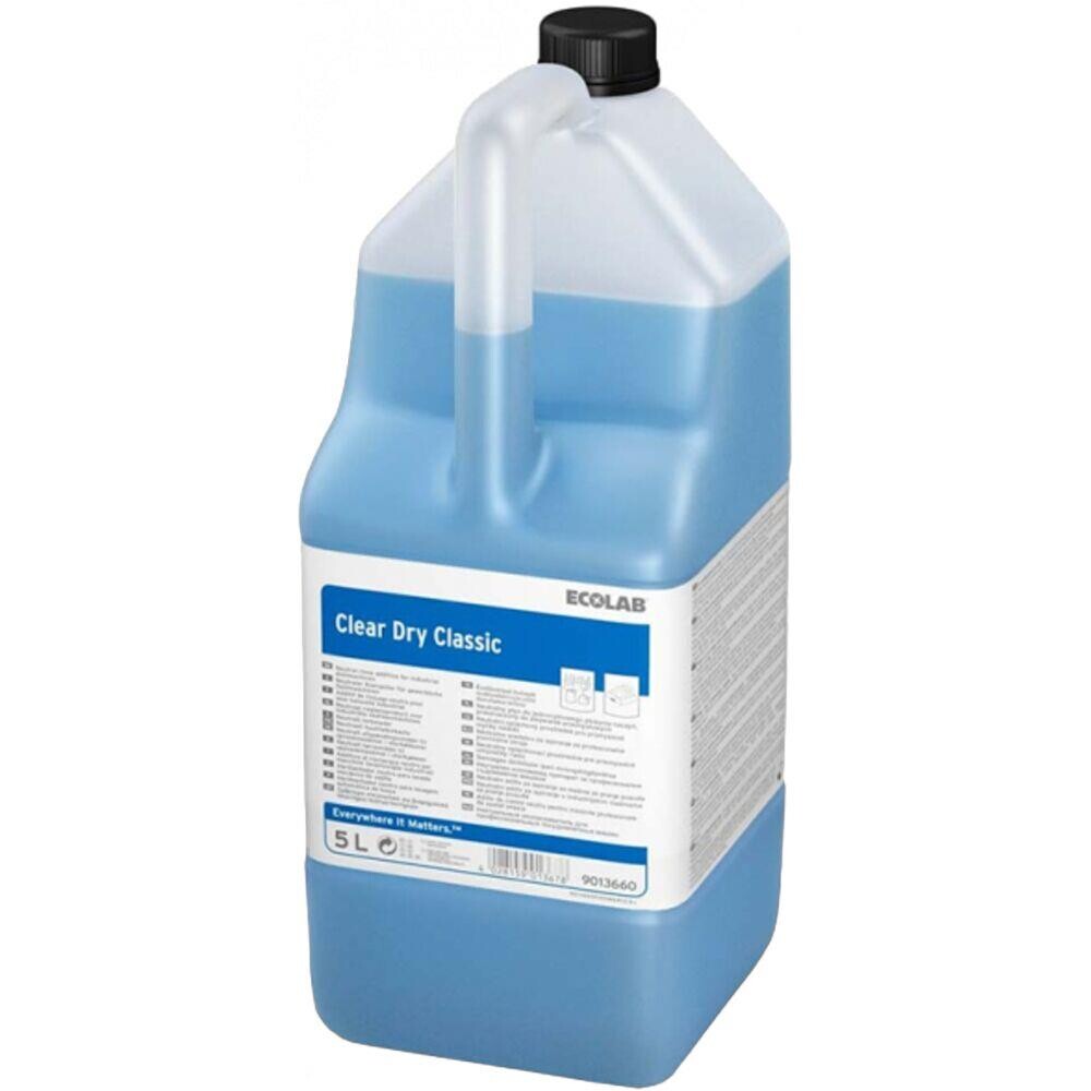 Afspænding Ecolab Clear Dry Classic 5 L med farve og parfume - 2 stk