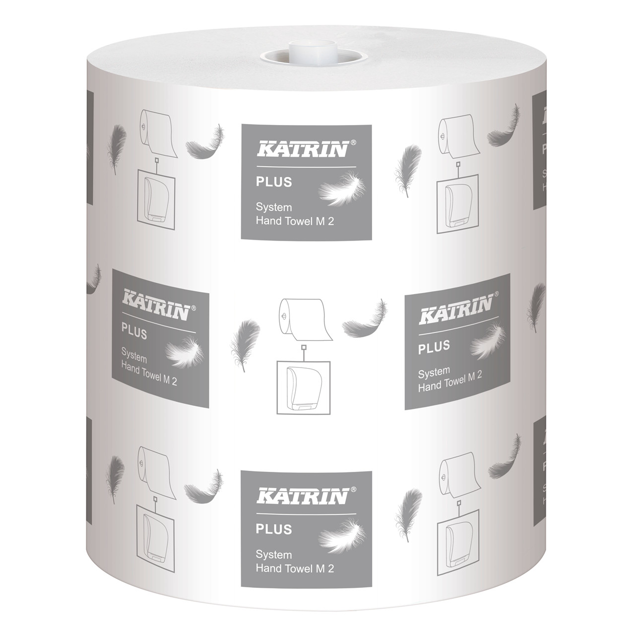 Aftørringspapir, Katrin 58167, M2 2-lags 21cmx160m 6rul|kar