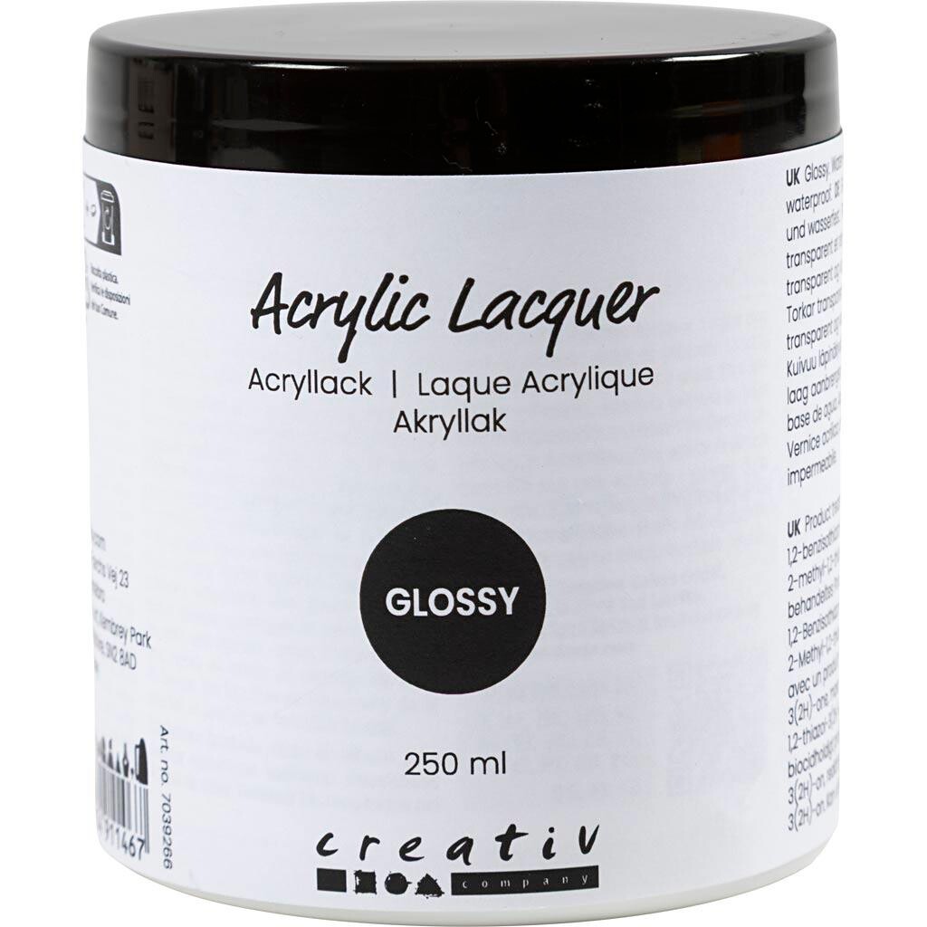 Akryllak, blank, 250 ml/ 1 fl.