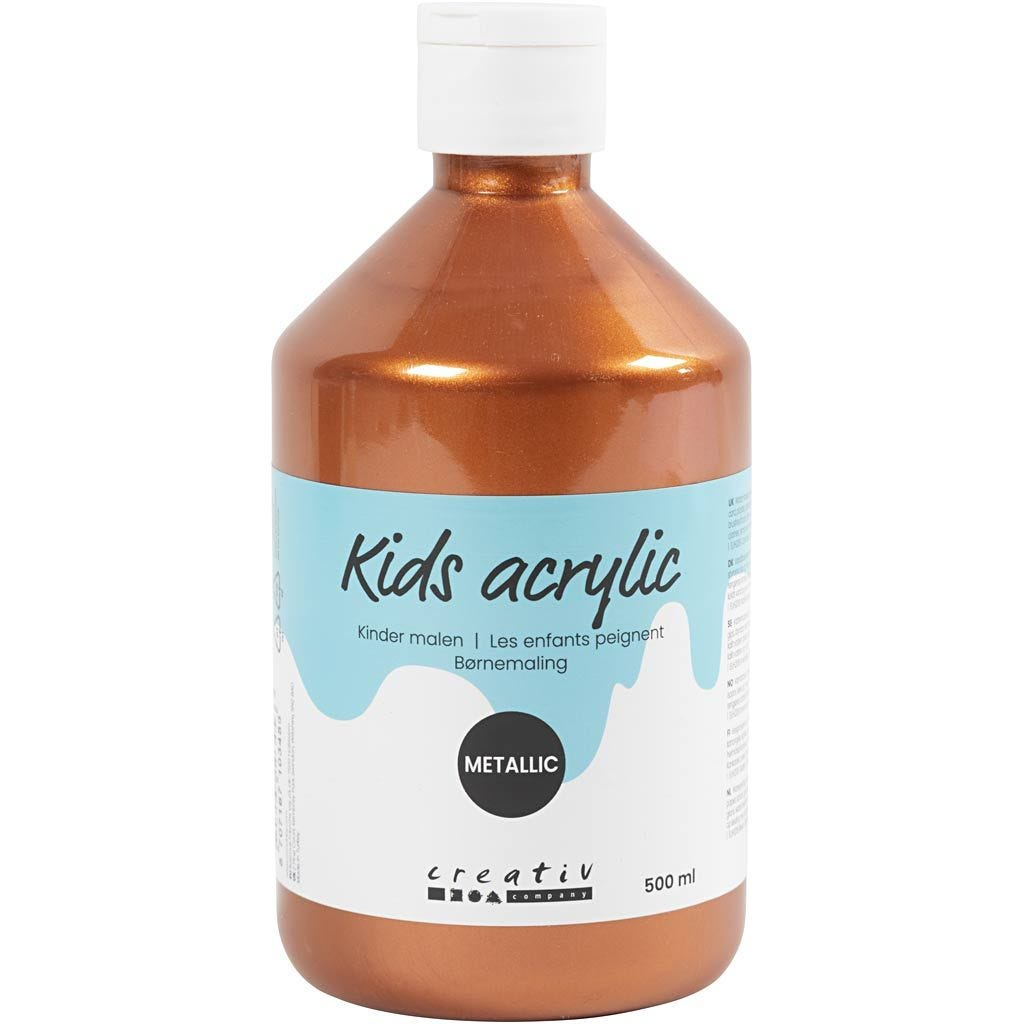Akrylmaling A-Color, kobber, 03 - metallic, 500ml