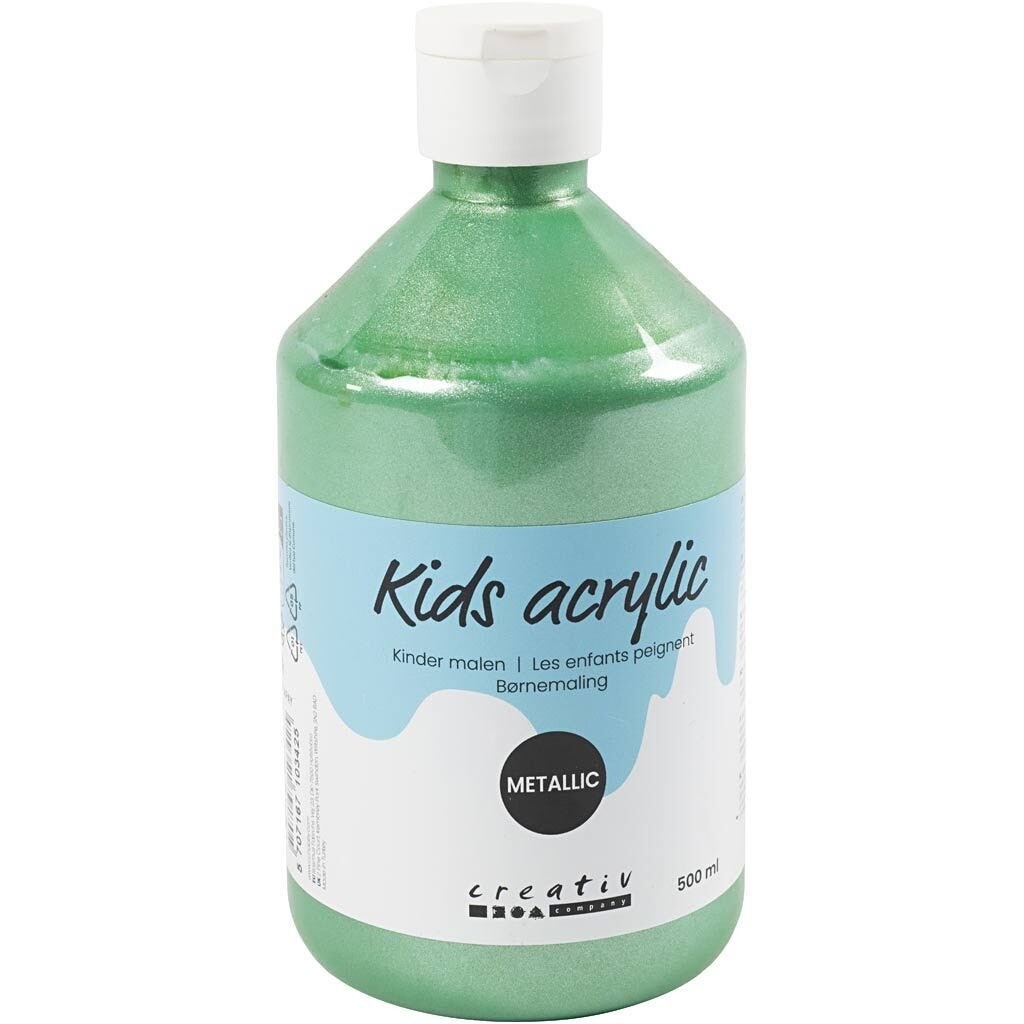 Akrylmaling A-Color, lys grøn, 03 - metallic, 500ml