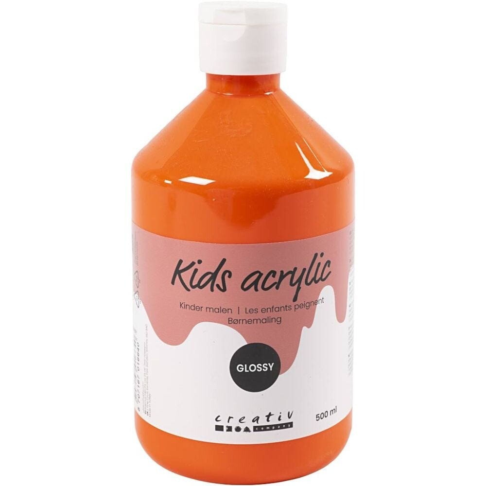 Akrylmaling A-Color, orange, 01 - blank, 500ml