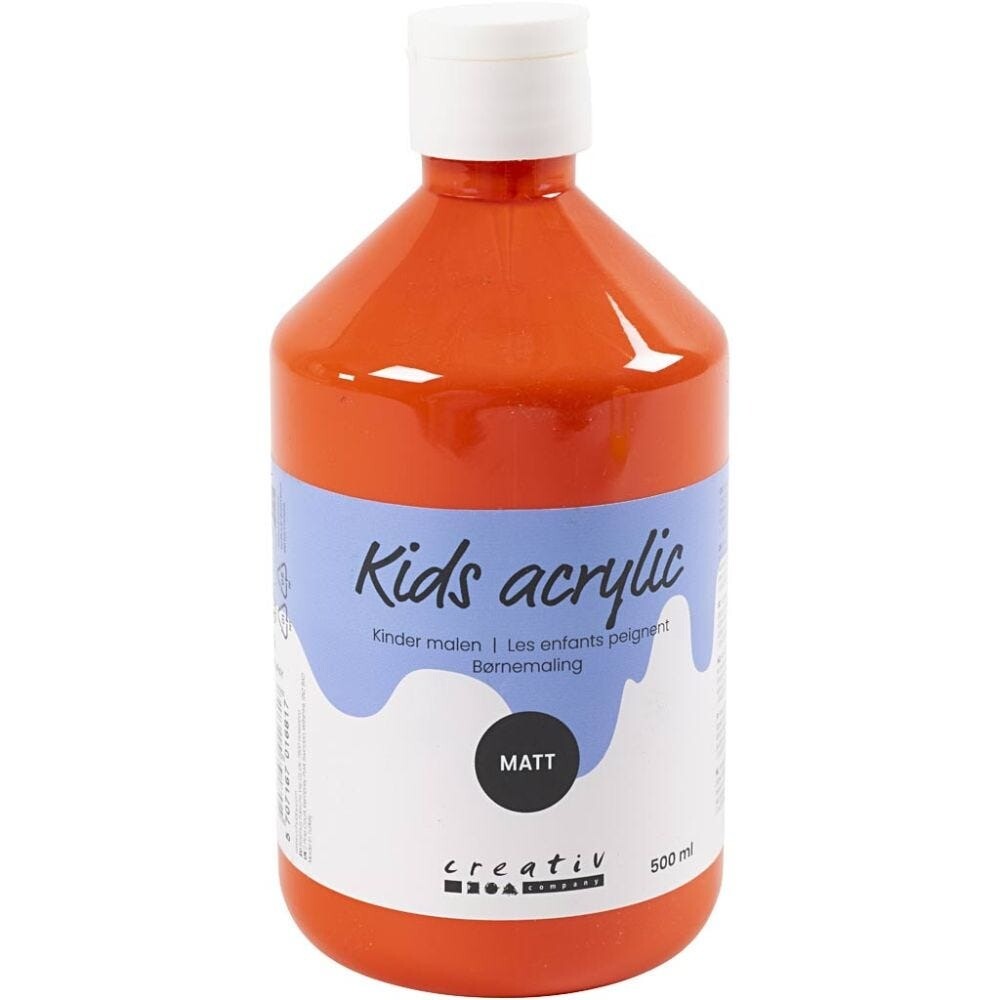 Akrylmaling A-Color, orange, 02 - mat (plakatfarve), 500ml