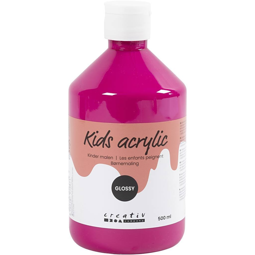 Akrylmaling A-Color, pink, 01 - blank, 500ml