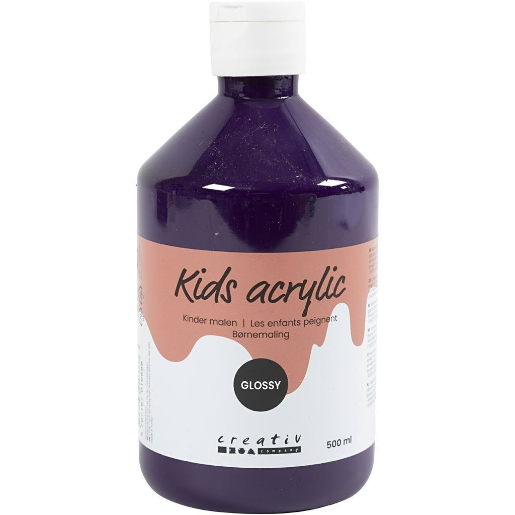Akrylmaling A-Color, violet, 01 - blank, 500ml