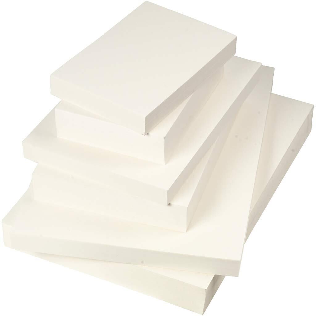 Akvarelpapir assorteret - 600 ark
