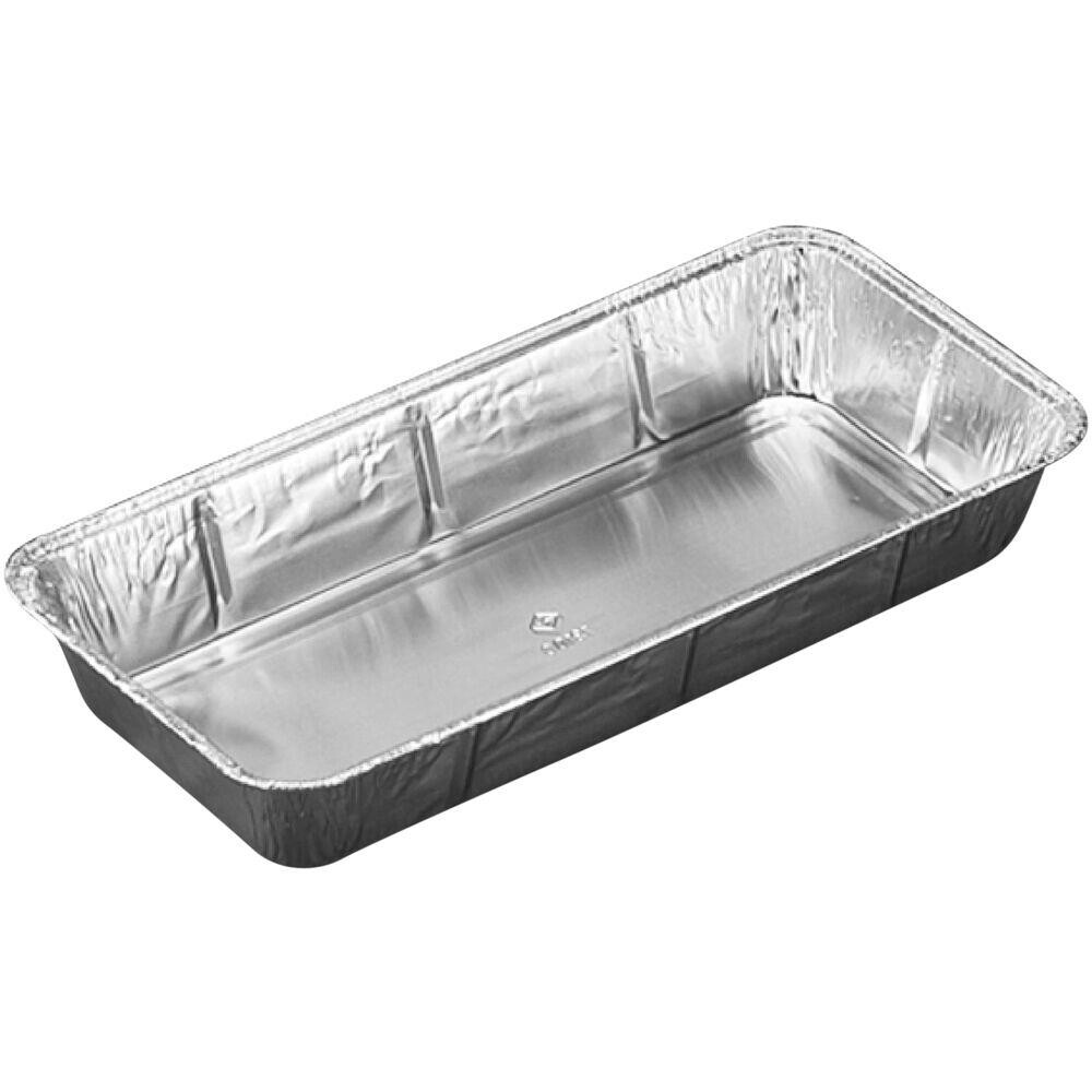 Alu-form, 26,6x13,1x3,9cm, 1000 ml, aluminium, rektangulær, smooth wall - 800 stk
