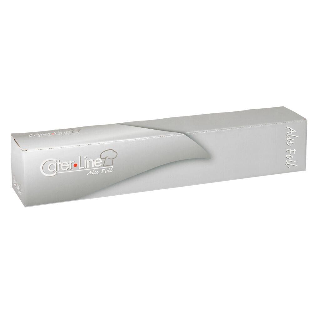 Alufolie, Abena Cater-Line, 100m x 44cm, sølv, i cut-box, ekstra kraftig - 3 stk