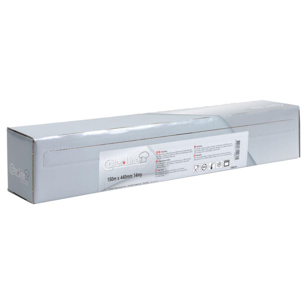 Alufolie - Abena Cater-Line - 150 m x 44 cm - Sølv - Ekstra kraftig - 3 stk