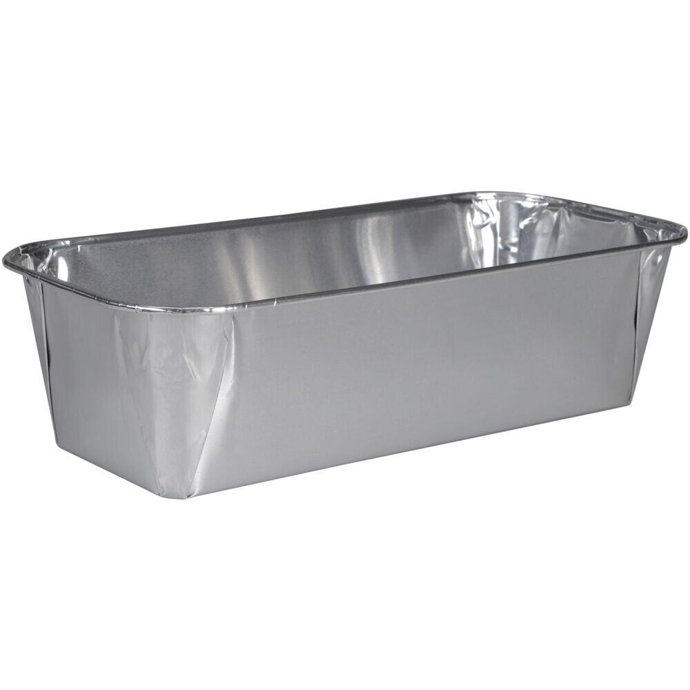 Aluforme 23,6x10,3x5,9cm sølv aluminium 1000 ml rektangulær smooth wall - 700 stk