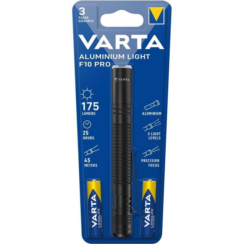 Lommelygte, Varta F10 Pro - sort