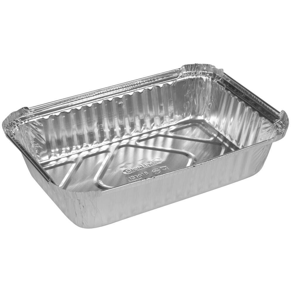 Aluminiumsbakke, ABENA Cater-Line, 21,1x14,5x4,7cm, 850 ml, aluminium, rektangulær - 1000 stk