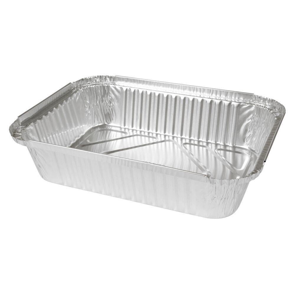 Aluminiumsbakke, ABENA Cater-Line, 26,1x19x6,1cm, 1850 ml, aluminium, rektangulær - 360 stk