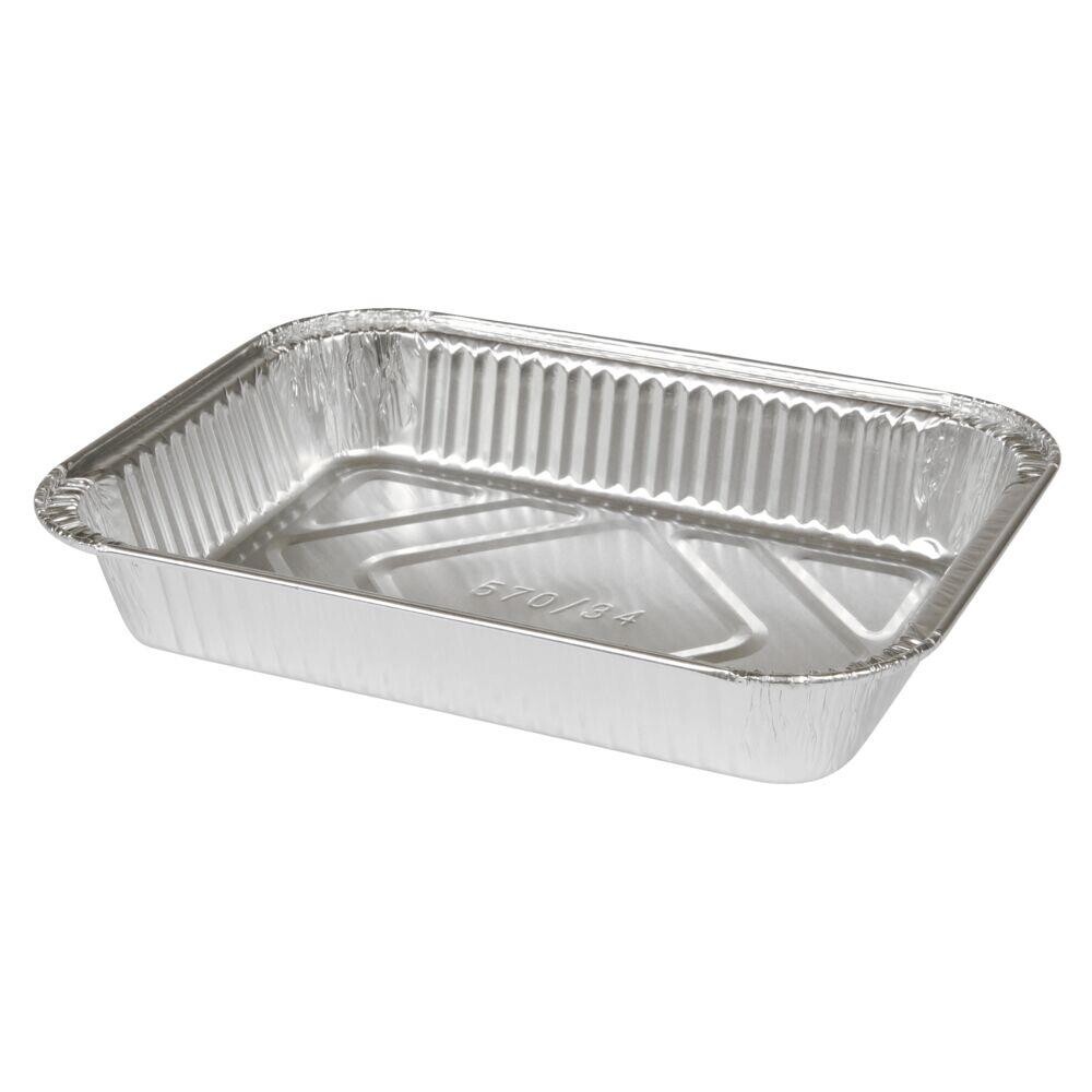 Aluminiumsbakke, rektangulær, aluminium, 610 ml - 480 stk